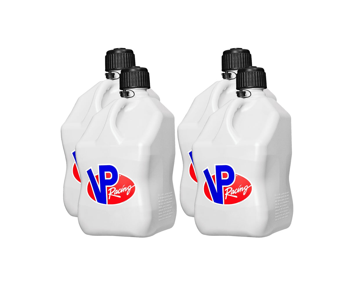 VP Racing 5.5 Gallon Fuel Jug w/screw on vent (No filler hose) Set of 4