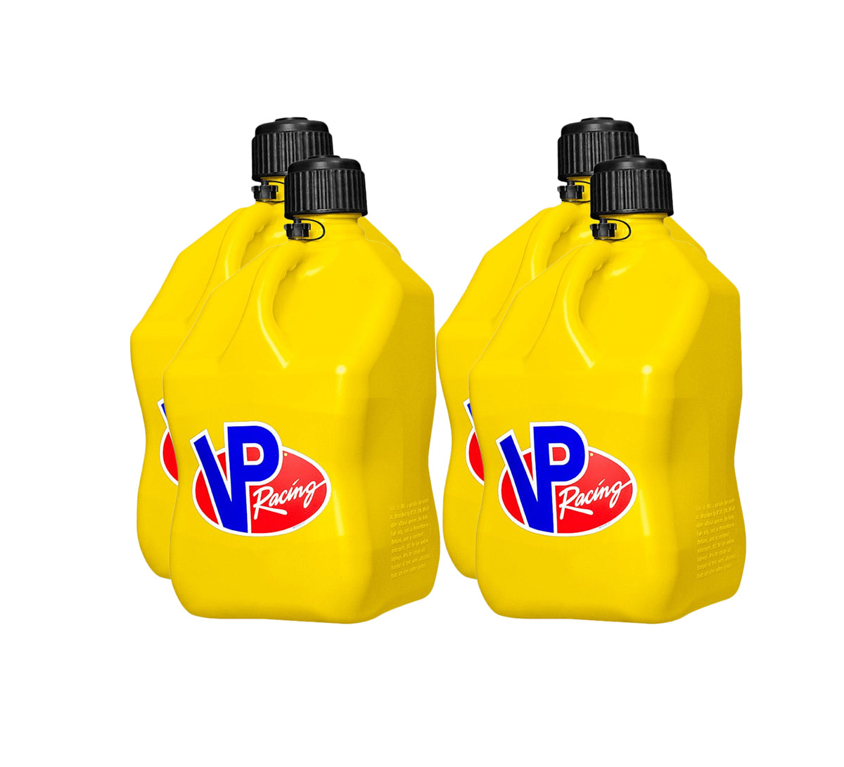 VP Racing 5.5 Gallon Fuel Jug w/screw on vent (No filler hose) Set of 4