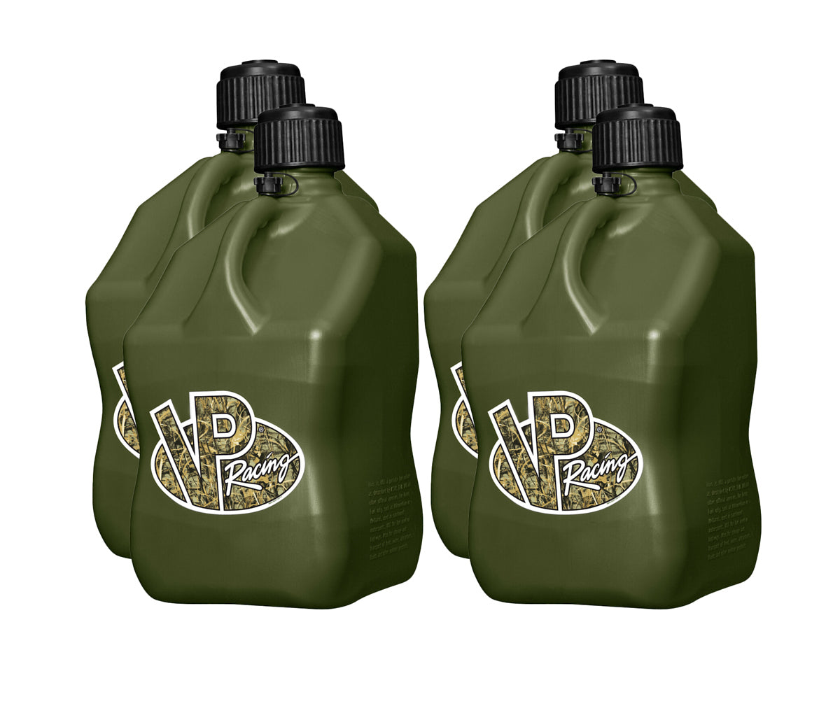 VP Racing 5.5 Gallon Fuel Jug w/screw on vent (No filler hose) Set of 4